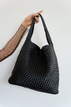 Load image into Gallery viewer, Woven and Worn Tote in Black