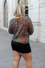 Load image into Gallery viewer, You Found Me Sequin Top in Navy