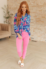 Load image into Gallery viewer, Magic Ankle Crop Skinny Pants in Dark Pink